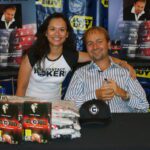 Patty Landis with Daniel Negreanu