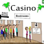 women in poker cartoon