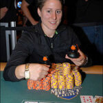 Vanessa Selbst, shown here winning a WSOP bracelet