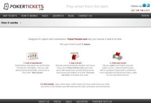 PokerTickets Website