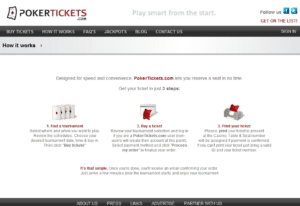 PokerTickets Website