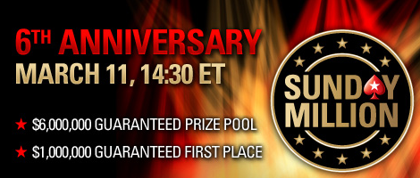PokerStars 6th Anniversary Sunday Million