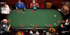 Online poker table