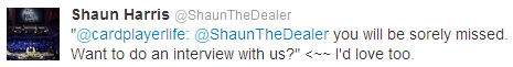 Shaun the Dealer Tweet