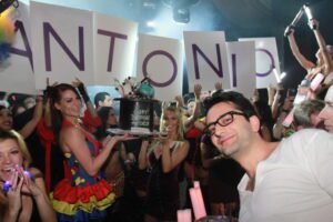 Antonio Esfandiari's 34th birthday celebration