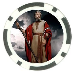 Moses poker chip