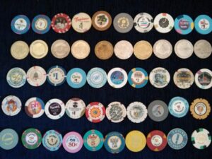 Poker chip collection