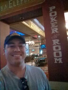 Robbie at the Showboat poker room