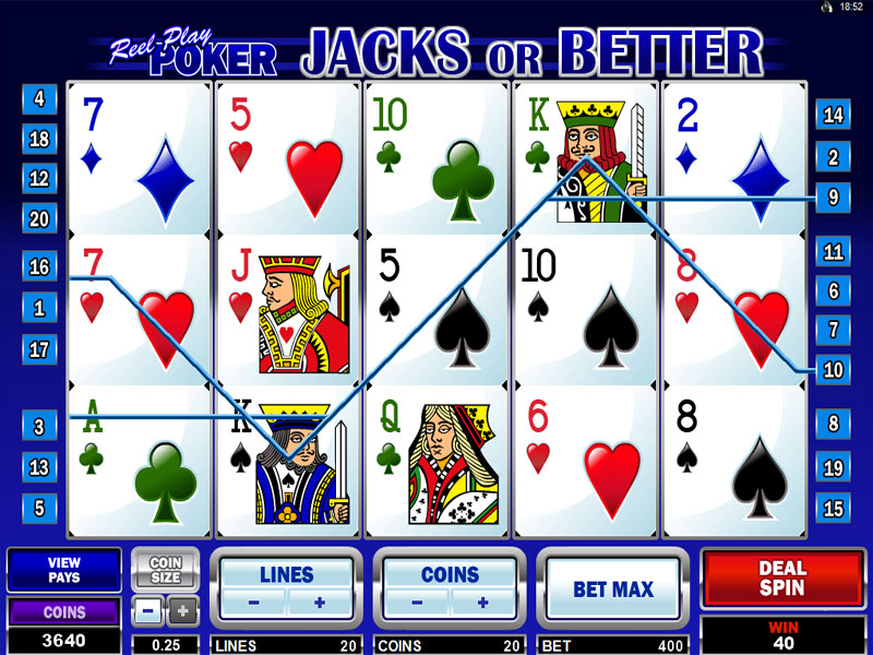 Slot poker deals