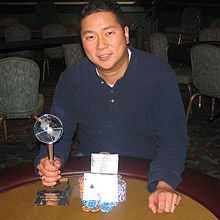 Bernard Lee winning at the 2008 World Poker Finals