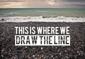 draw the line