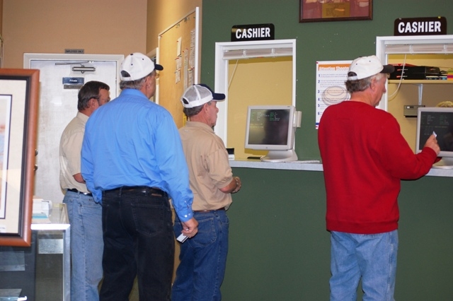 cashier window