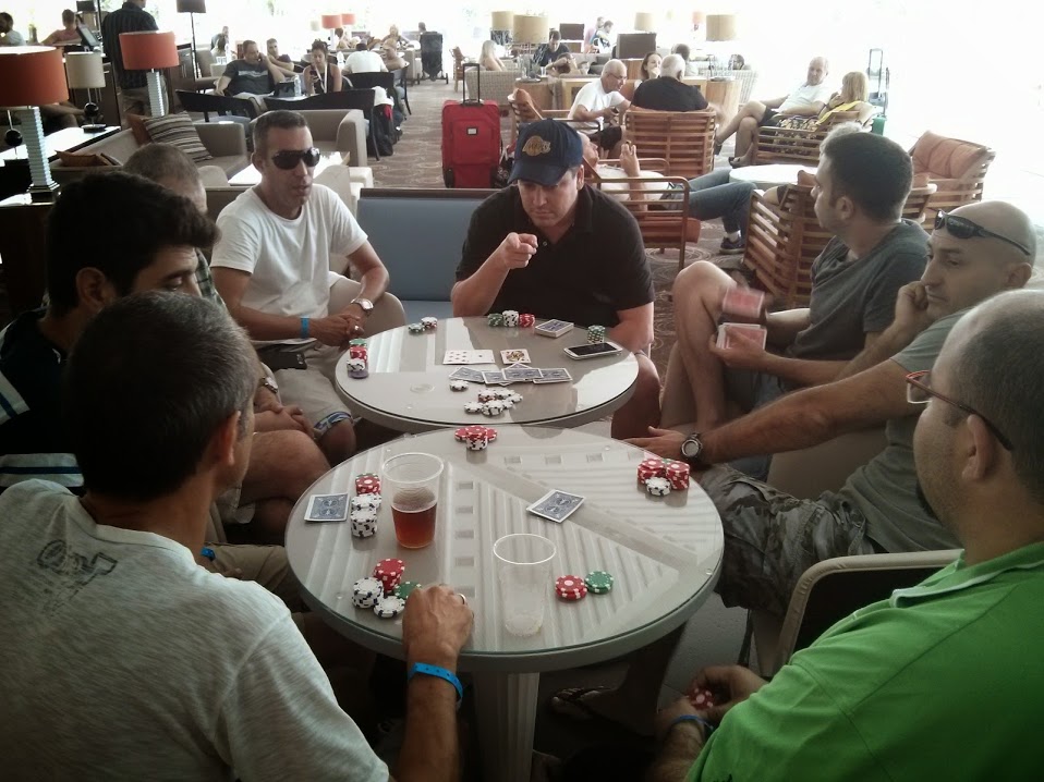 company poker game