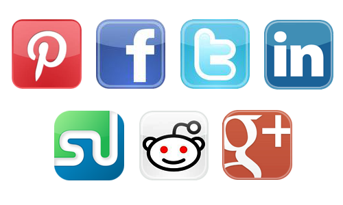 social sharing icons