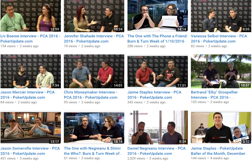 PCA Interviews