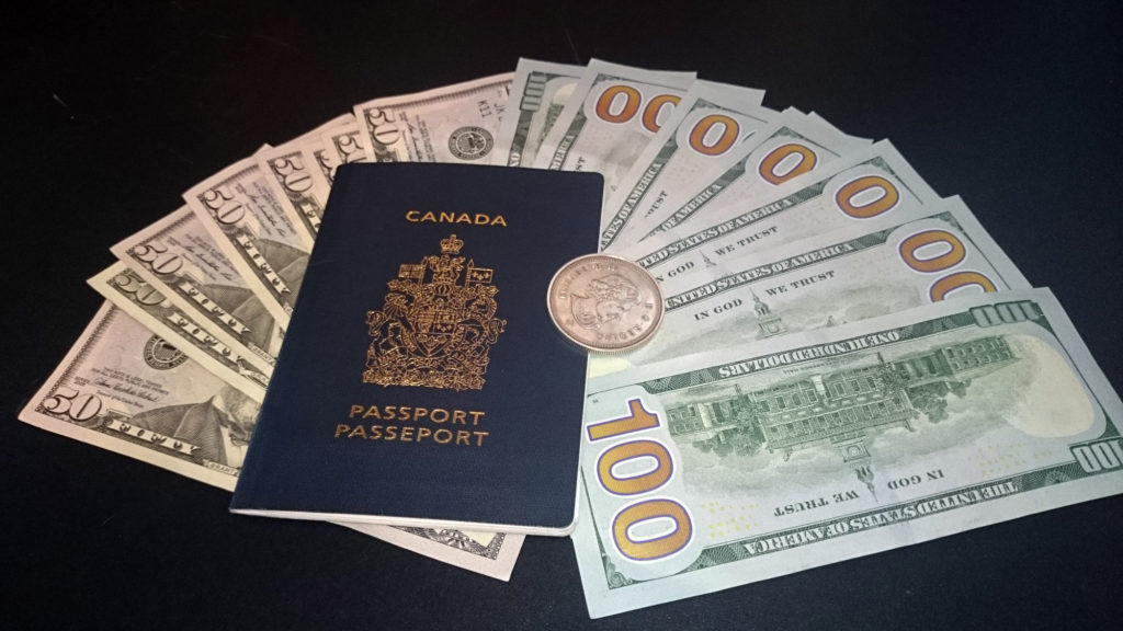 Canada passport money
