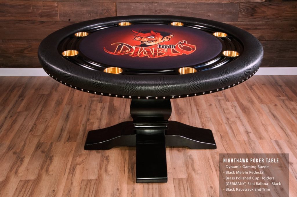 pedestal poker table