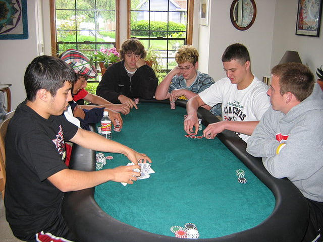 poker game with friends