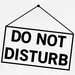 do not disturb