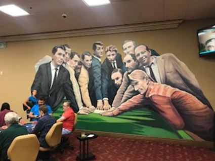 Ocean's 11 Rat Pack mural