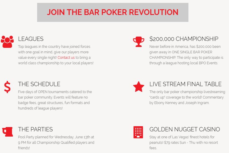 2018 Bar Poker Open National Championship