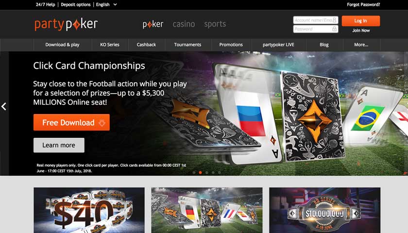 partypoker screenshot