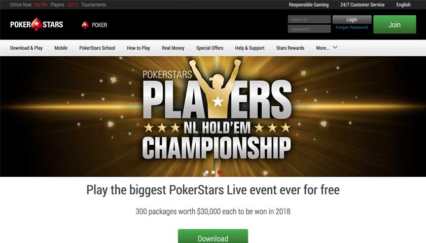 poker stars app download