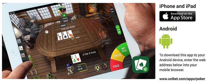 Unibet Poker app