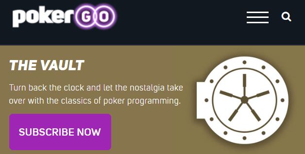 PokerGO Vault