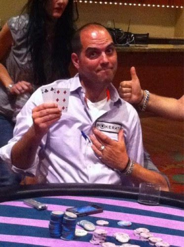 Dan Michalski playing poker