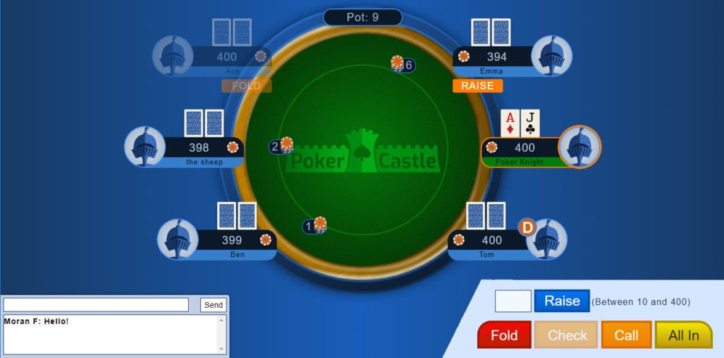 Poker Castle platform