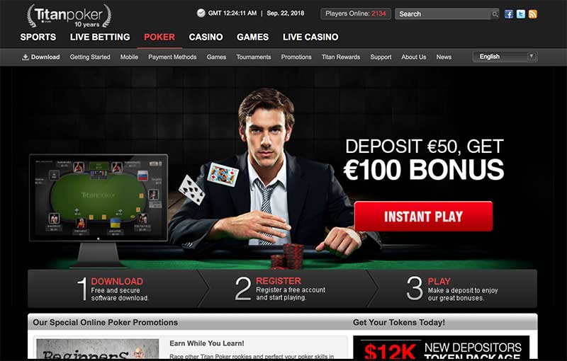 Titan Poker screenshot