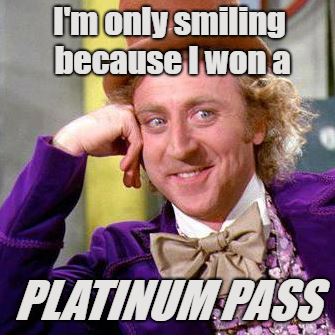 Willy Wonka Platinum Pass