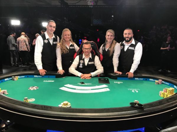 2017 WSOP Main Event final table dealers