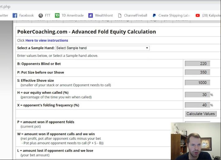 pushfold calc