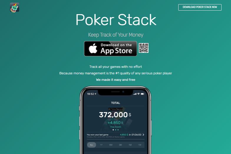 PokerStack mobile app