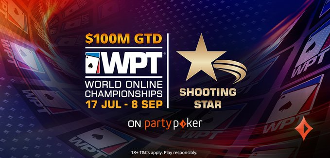 partypoker WPT Shooting Star charity
