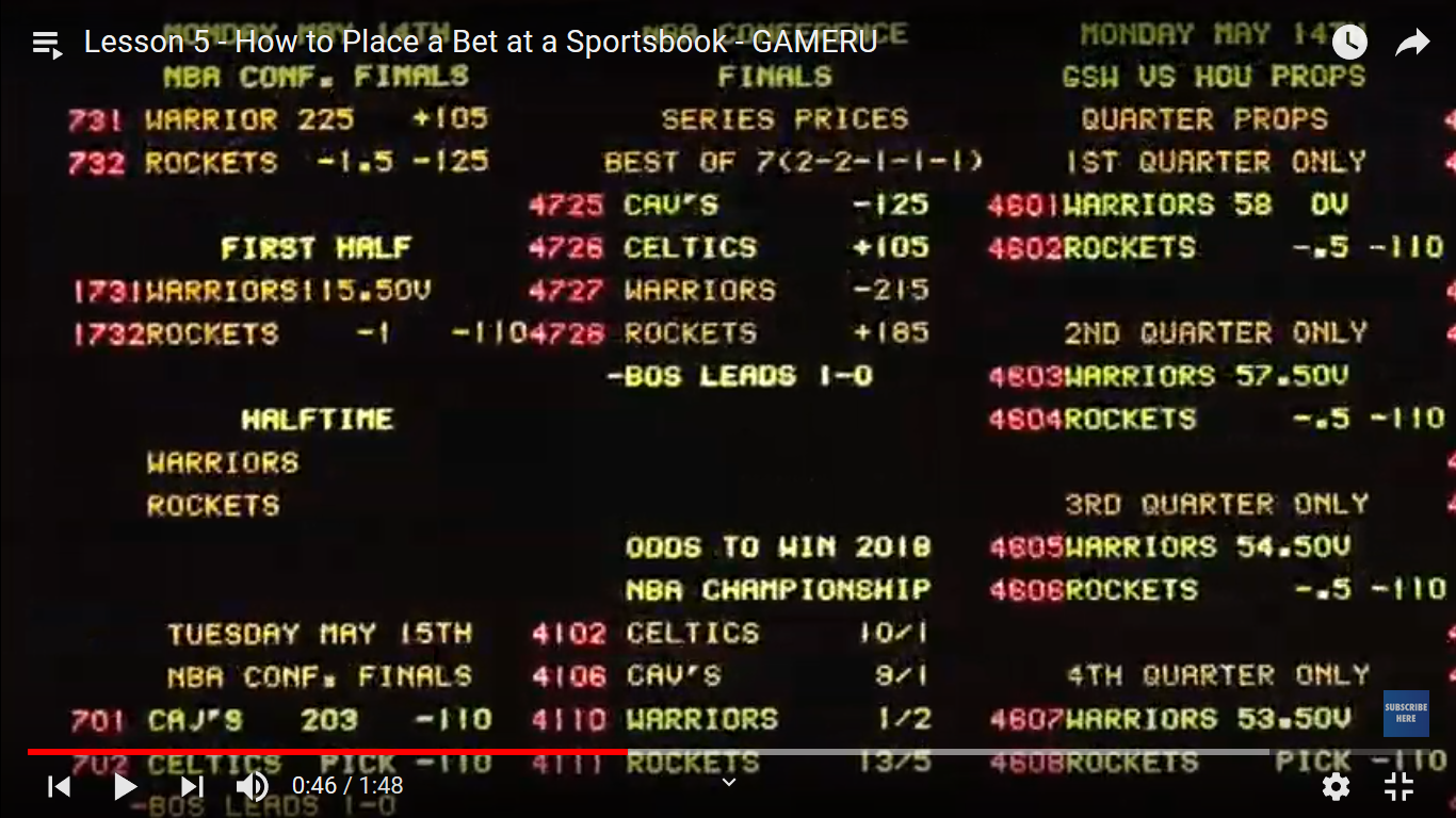 sportsbook betting wall