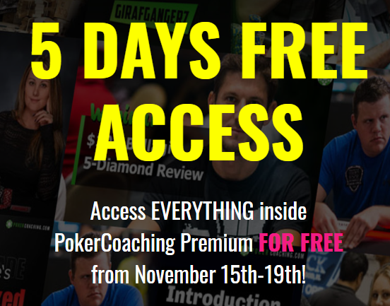 pokercoaching 5 day free access