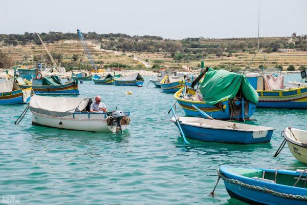 Marsaxlokk fishing boats