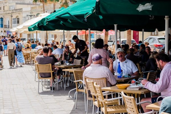 Marsaxlokk tourist scene