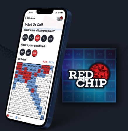 Red Chip Poker GTO Ranges App