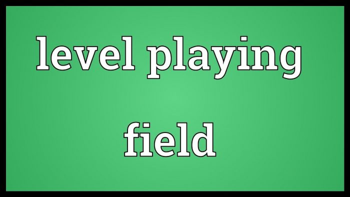 level playing field