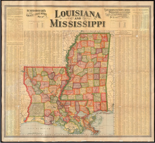 Louisiana and Mississippi