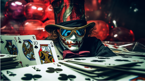 joker with cards