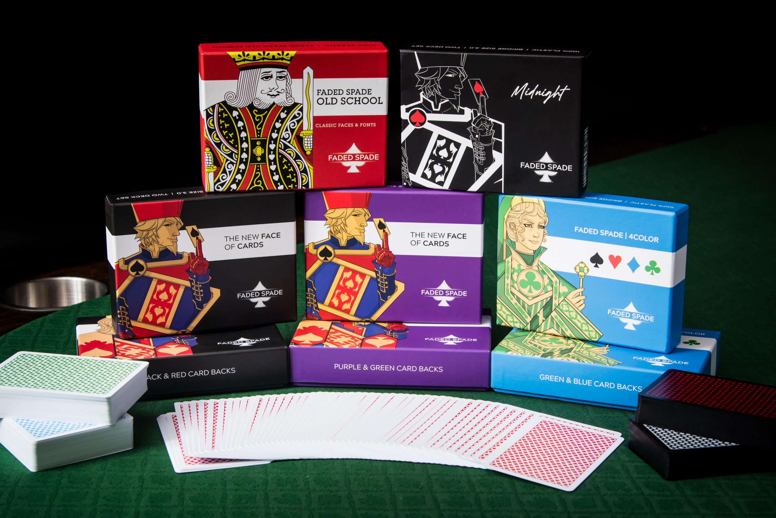 Faded Spade Playing Cards