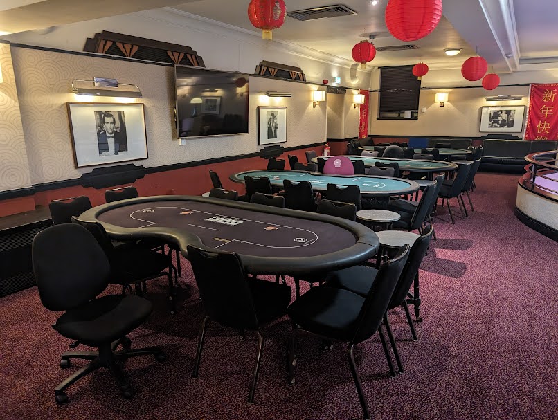 Grosvenor Poker Edinburgh overflow tables