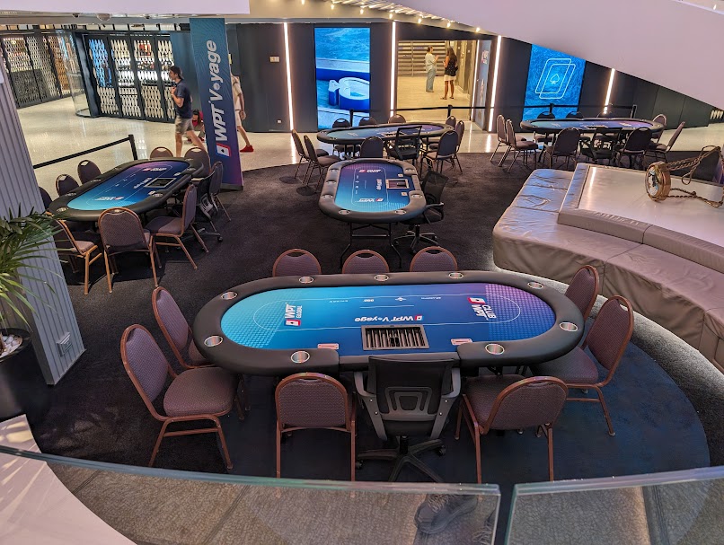 WPT Voyage poker tables