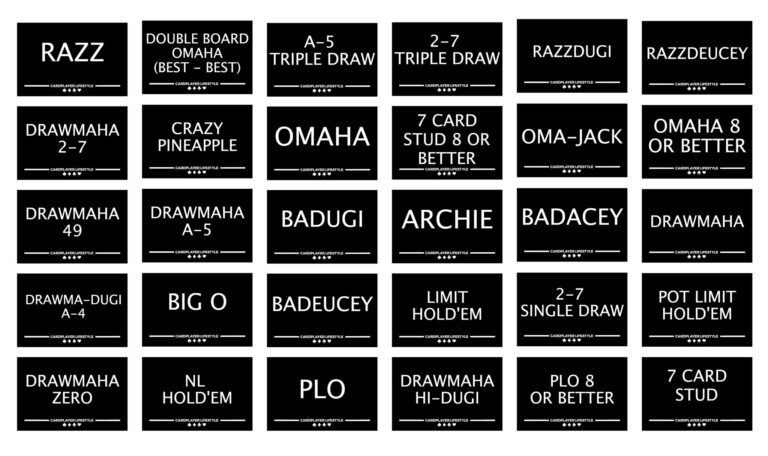 Mixed Game Plaques
