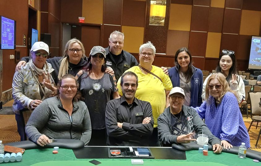 Final table Golden Nugget Ladies Event